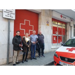 El PP de Viladecans se reúne con la Agrupación Local de la Cruz Roja