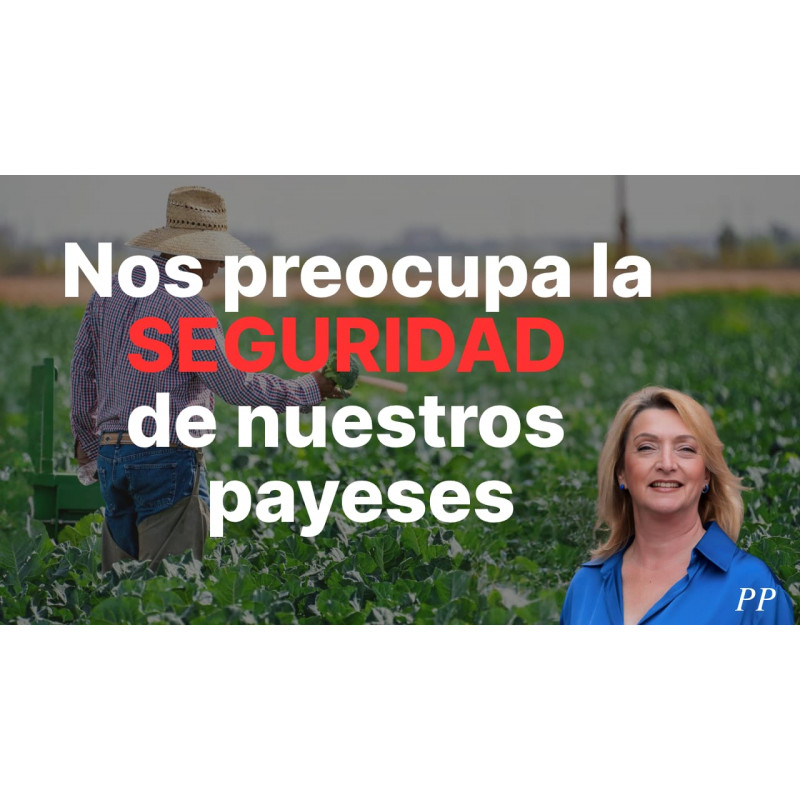 Queremos poner la primera piedra para una mejora de la seguridad en el Parc Agrari