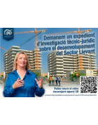 Pedimos un expediente de investigación técnico-jurídica sobre el desarrollo del Sector Llevant