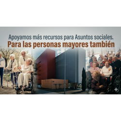 Damos apoyo a mejorar los servicios sociales y para personas mayores