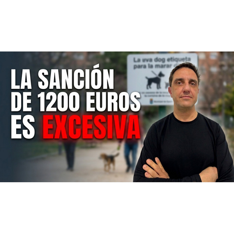 1200 Euros de multa por el pipi o la caca de tu mascota
