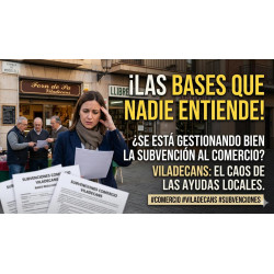 El lio de la subvención al comercio