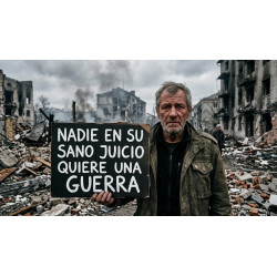 No aceptamos que se repartan etiquetas ni que se manipule nuestra posición sobre la guerra