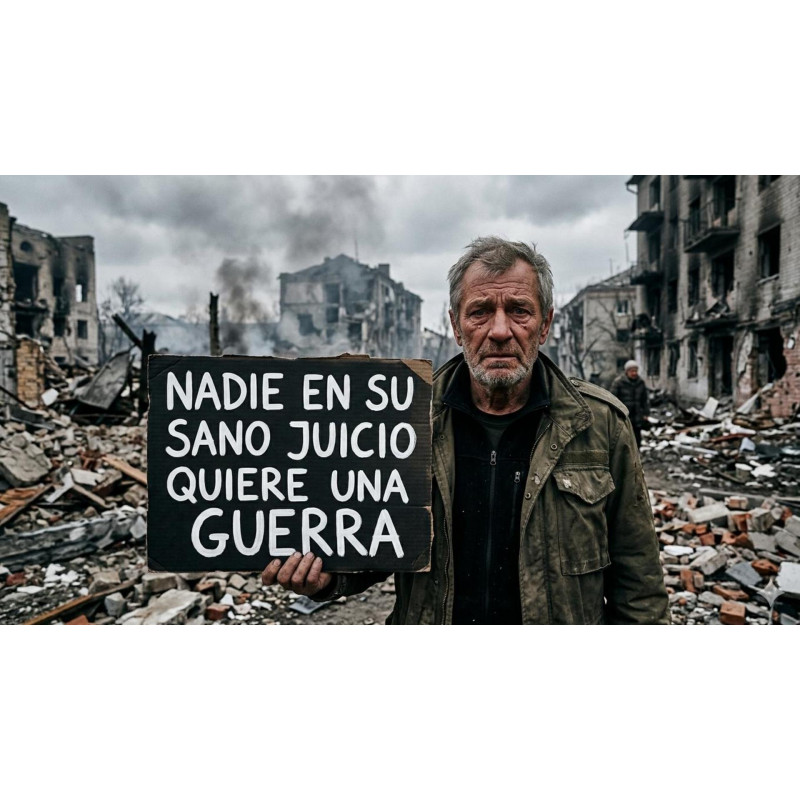 No aceptamos que se repartan etiquetas ni que se manipule nuestra posición sobre la guerra