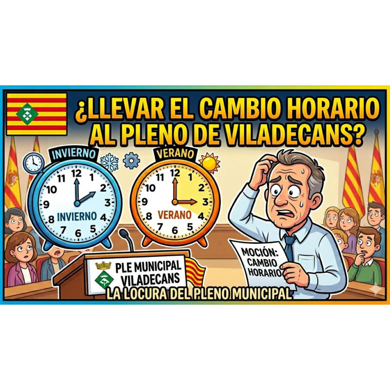 ¿De verdad el cambio horario es hoy la prioridad para Viladecans?