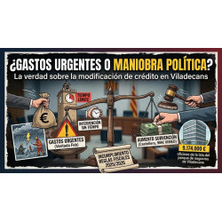 Una modificación de crédito no debería tramitarse con prisas ni mezclando conceptos