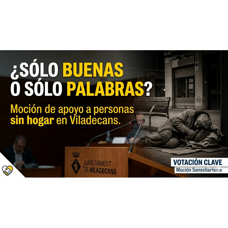 Dormir en la calle, en un cajero o en condiciones indignas no puede normalizarse