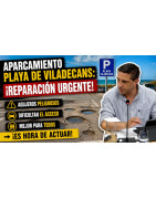 ¿Está preparada la Playa de la Murtra para el verano? El parking dice lo contrario