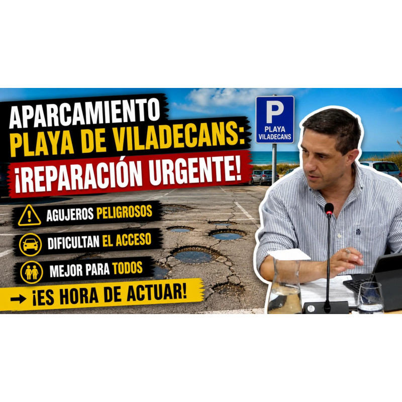 ¿Está preparada la Playa de la Murtra para el verano? El parking dice lo contrario