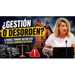Alertamos de una preocupante falta de control y desorden en la gestión municipal