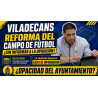 Pedimos transparencia sobre la reforma del campo municipal de fútbol