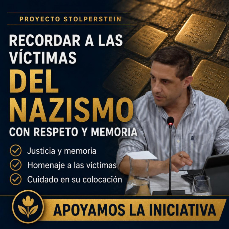 Viladecans se suma al proyecto Stolperstein: memoria, justicia y respeto para las víctimas del nazismo