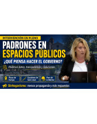 Pedimos datos y soluciones ante padrones en espacios públicos