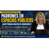 Pedimos datos y soluciones ante padrones en espacios públicos