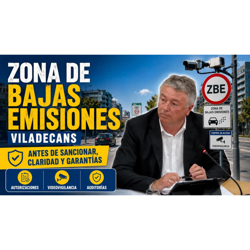 Pedimos garantías sobre la Zona de Bajas Emisiones de Viladecans