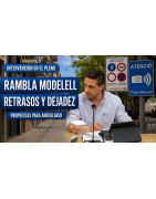 Rambla Modelell: retrasos, dejadez y problemas de mantenimiento