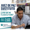 ¿Qué ha pasado con el juez de paz sustituto y con el titular?