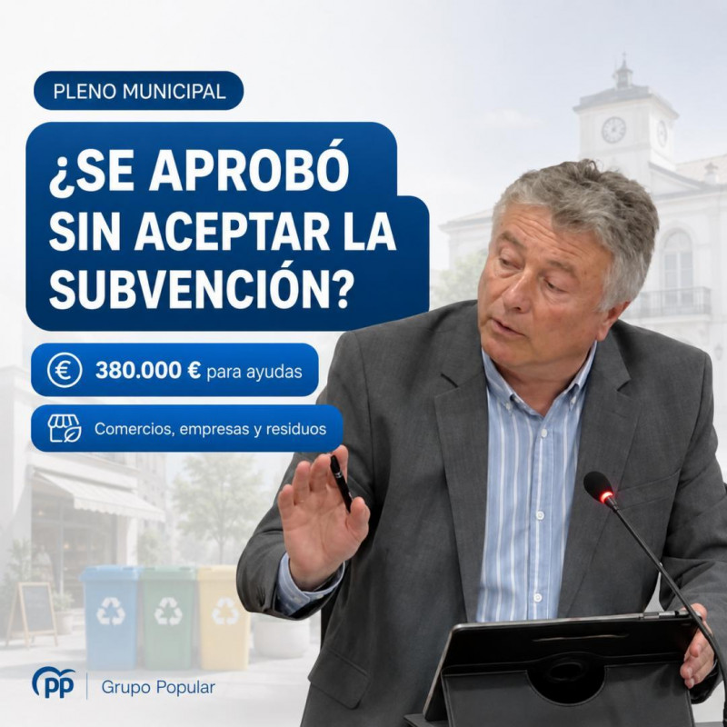 Se aprobó una ayuda de 380.000€ antes de aceptar la subvención