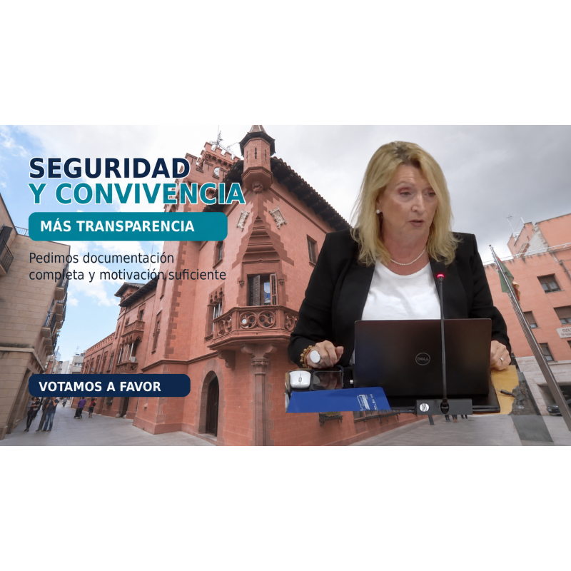 Pedimos más transparencia en Seguridad y Convivencia