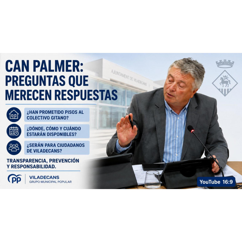 Can Palmer: preguntas que merecen respuestas. ¿Se ha prometido pisos al colectivo gitano?