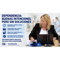 Dependencia: buenas intenciones, pero faltan soluciones reales