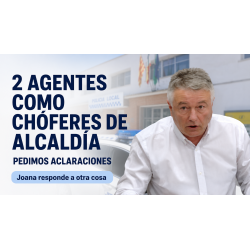 Pedimos explicaciones por la asignación de 2 agentes como chóferes de alcaldía