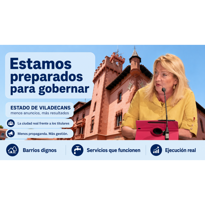 Estamos preparados para gobernar Viladecans