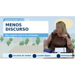 Asociaciones vecinales: menos discurso y más respeto real