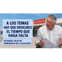 Falta de democracia y a los temas hay que dedicarle el tiempo necesario