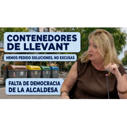 Falta de democracia. No quieren que hablemos y nos dan excusas