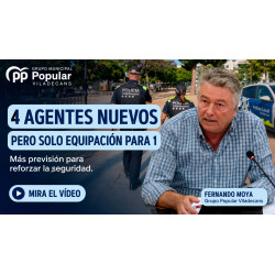 Cuatro nuevos agentes y equipación sólo para uno: pedimos más previsión en la Policía Local