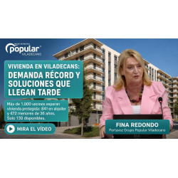 Más de 1.000 vecinos esperan vivienda: seis propuestas para actuar ya en Viladecans