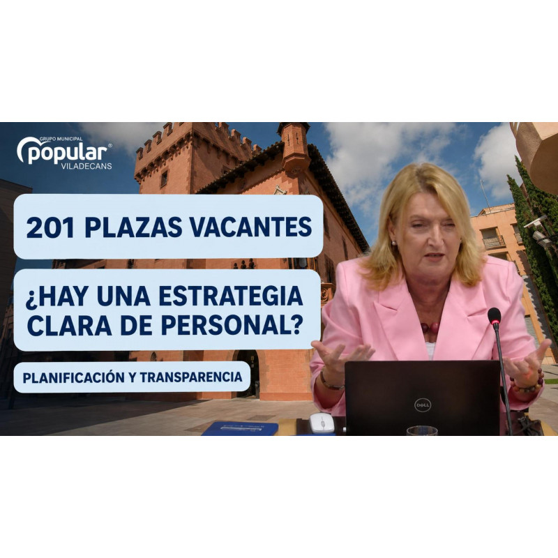 201 plazas funcionariales vacantes: pedimos una estrategia clara de personal