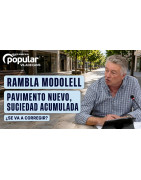 Rambla Modolell: pedimos una solución al pavimento que acumula suciedad