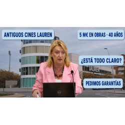 Antiguos cines Lauren: 5 millones, 40 años y dudas que deben aclararse