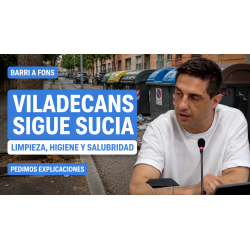Barri a Fons no basta: pedimos limpieza continua en todos los barrios