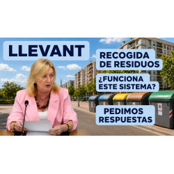 Llevant: pedimos revisar que el sistema de recogida de residuos no funciona de verdad