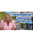 Para la Tasa de Residuos pedimos cuentas claras y un sistema que funcione