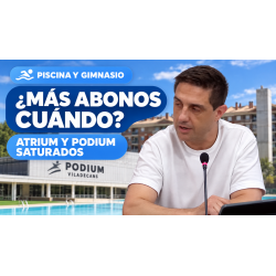 Atrium y Podium, al límite: ¿cuándo habrá más abonos de piscina y gimnasio?
