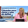 Equipamiento municipal: pedimos claridad antes de aprobar definitivamente las cláusulas