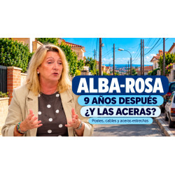 Alba-rosa: 9 años esperando una solución para sus aceras