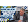 Policía Local: preguntamos por cinco comisiones de servicio denegadas