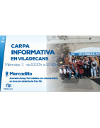 Carpa informativa en el Mercadillo Semanal