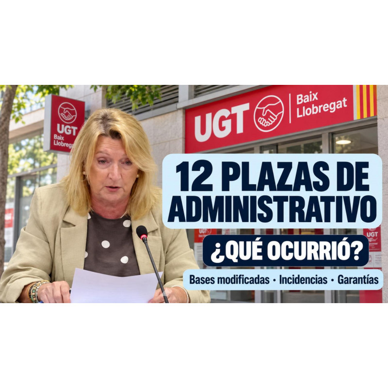 12 plazas de administrativo: pedimos aclarar qué ocurrió con la convocatoria