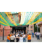 Representants del PP de Viladecans en la Festa de Barri del Barri Antic