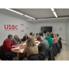 Reunión con la central sindical Unión Sindical Obrera de Cataluña (USOC)