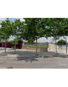 Otro espacio para entrenar vacío y los equipos sin sitio para entrenar