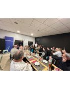 Celebramos la cena de Navidad del PP de Viladecans con Manu Reyes, presidente provincial