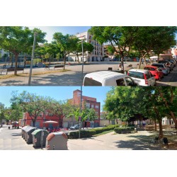 Pedimos una correcta limpieza de las plazas del Barrio de Sales