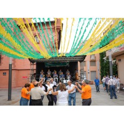 Representants del PP de Viladecans en la Festa de Barri del Barri Antic